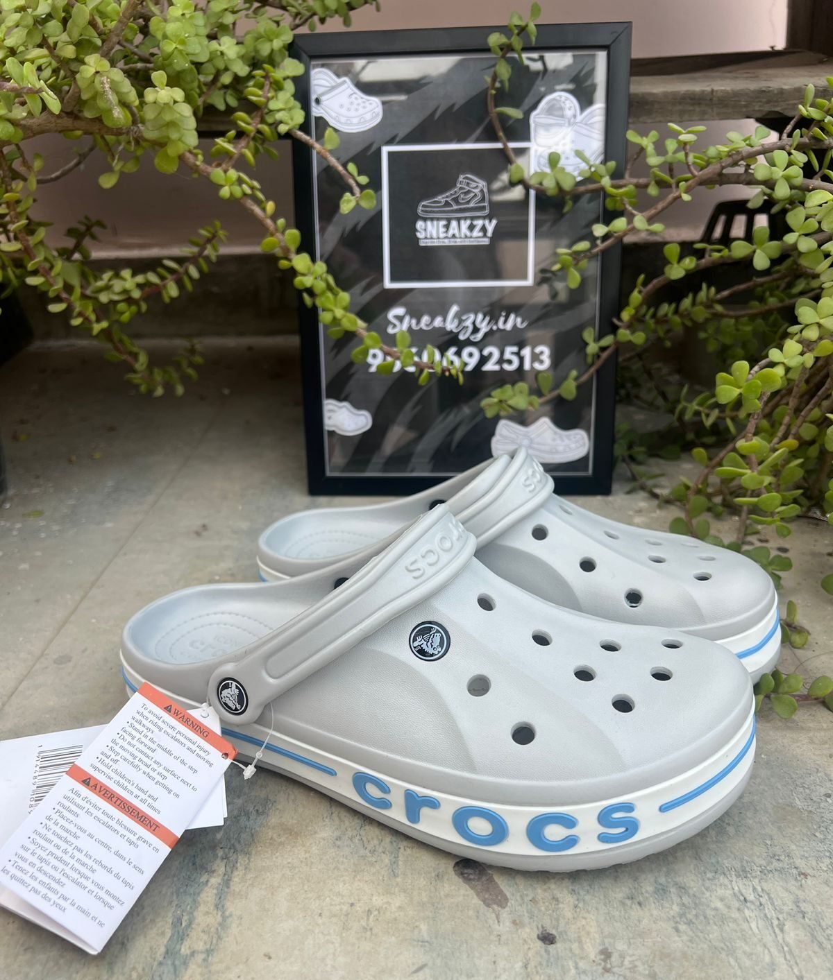 Grey and Blue Crocs Crocs Classic Clog in Blue | SVD USA main image 2