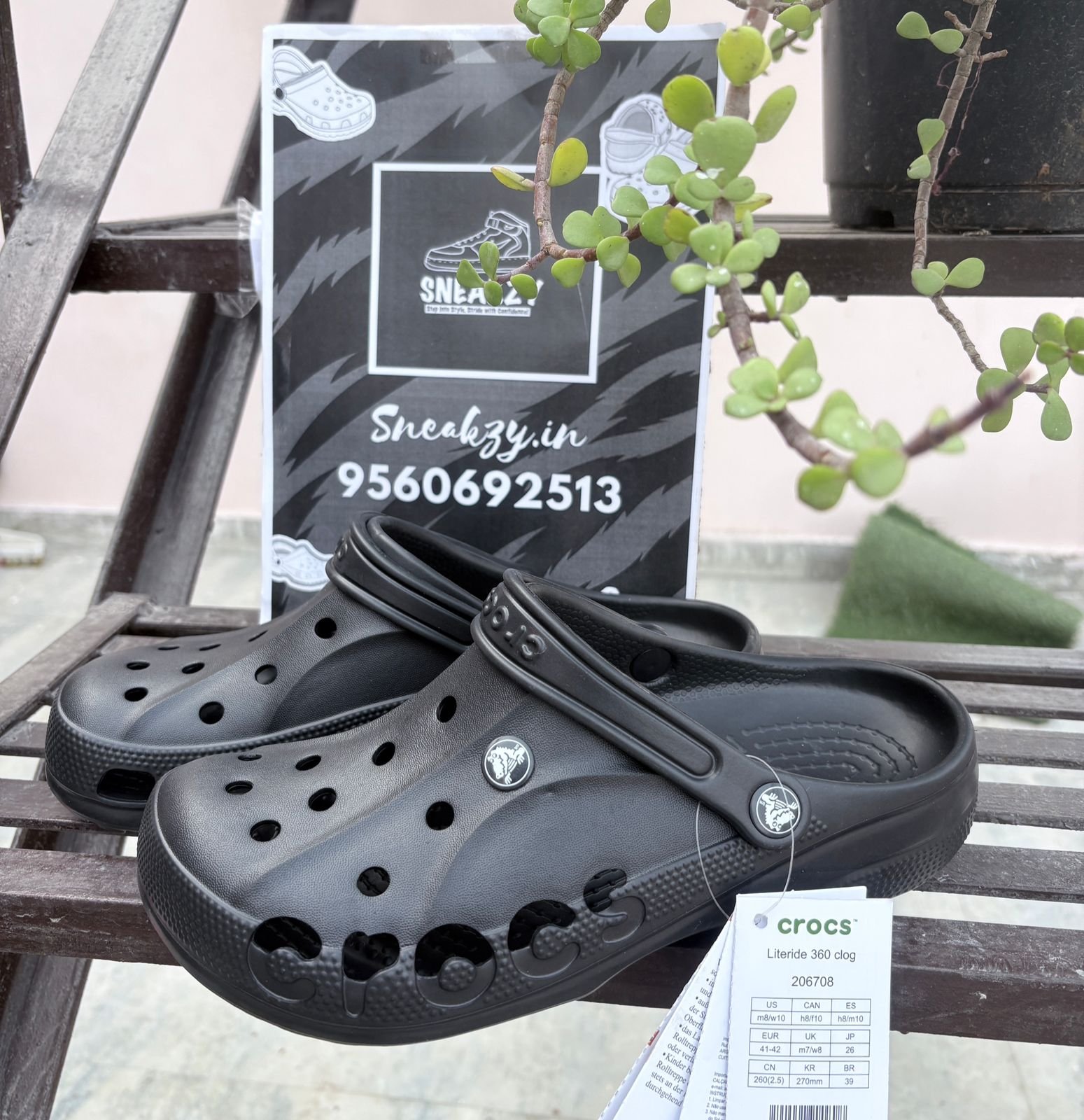 Crocs classic baya clogs (Black)